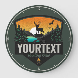 Persoonlijke naam Hunter Wilderness Elk jagen Grote Klok