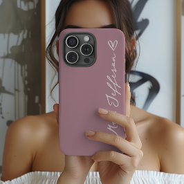 Persoonlijke naam huwelijks telefoonhoesje cadeau  Case-Mate iPhone 14 pro max hoesje