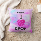Persoonlijke naam I Love K-pop Kussen (Deken)