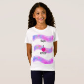 Persoonlijke naam I Love K-pop T-shirt (Voorkant volledig)