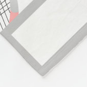 Persoonlijke naam Ik hou van tennisracket en bal Fleece Deken (Hoek)