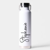 Persoonlijke naam in script waterfles (Voorkant)