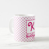 Persoonlijke naam/Initiaal Koffiemok (Voorkant links)