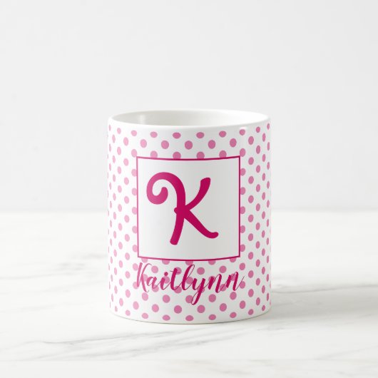 Persoonlijke naam/Initiaal Koffiemok (Center)