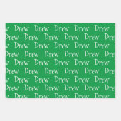 Persoonlijke naam inpakpapier vel (Voorkant 2)