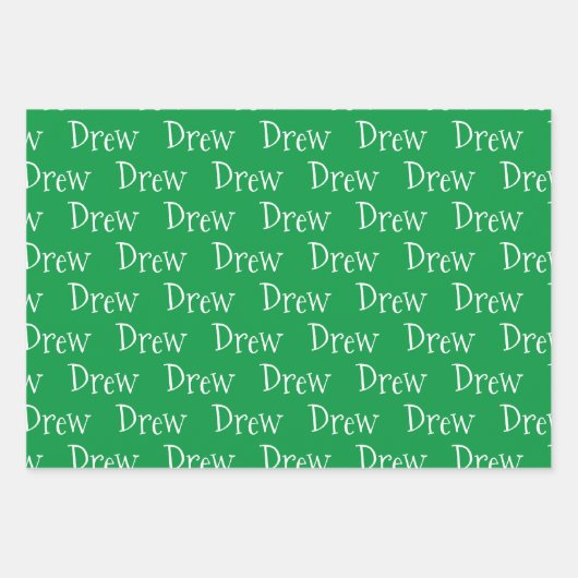 Persoonlijke naam inpakpapier vel (Voorkant 2)