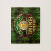 Persoonlijke naam Irish Pub Sign St. Patrick's Day Legpuzzel (Verticaal)