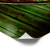 Persoonlijke naam Irish Pub Sign St. Patrick's Day Perfect Poster (Hoek)