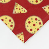 Persoonlijke naam italiaans chef-kokok-pizzatroon fleece deken (Hoek)