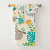 Persoonlijke naam Jungle Fun Bad Handdoek (Insitu)