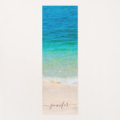 Persoonlijke naam kalligrafie script fitness yogamat (Voorkant)