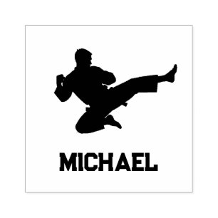 Persoonlijke naam karate / taekwondo / judo rubberstempel