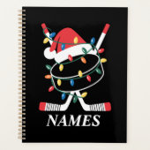 Persoonlijke naam kerst hockey Kerstmis Sinterklaa Planner (Voorkant)