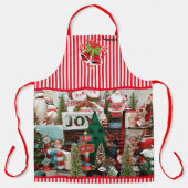 Persoonlijke naam  kerstfeestdag cadeaus schort (Voorkant)