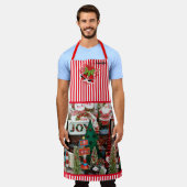 Persoonlijke naam  kerstfeestdag cadeaus schort (Gedragen)