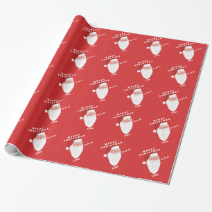 Persoonlijke naam Kerstkerstpapier Cadeaupapier