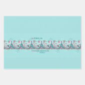 Persoonlijke naam Kerstmeermin en vrienden Inpakpapier Vel (Voorkant 3)