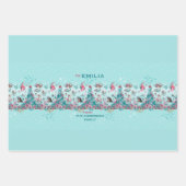 Persoonlijke naam Kerstmeermin en vrienden Inpakpapier Vel (Voorkant 2)