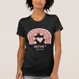 Persoonlijke naam kids aangepaste mama leuk regenb t-shirt