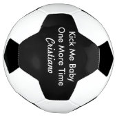 Persoonlijke naam Kies me nog een keer Baby Voetbal (Gedraaid)