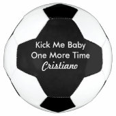 Persoonlijke naam Kies me nog een keer Baby Voetbal (Voorkant)