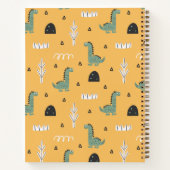 Persoonlijke naam kinderen leuk patroon notitieboek (Achterkant)