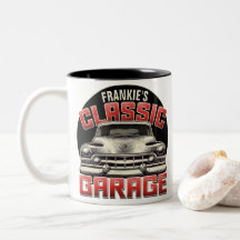 Persoonlijke NAAM Klassieke Auto Garage Maatwerk W