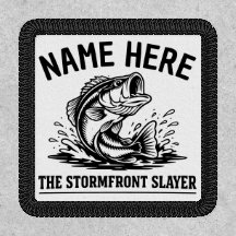 Persoonlijke naam Klassieke Bass Fishing Storm
