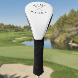 Persoonlijke naam klassieke golfclubs golfheadcover