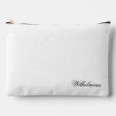 Persoonlijke naam kleine multifunctionele witte etui (Voorkant)
