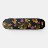 Persoonlijke naam Koi Fish Persoonlijk Skateboard (Horizontaal)