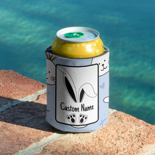 Persoonlijke naam komt overeen met Bunny Easter Blikjeskoeler (Insitu Zwembad)