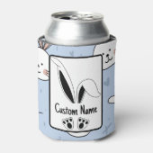 Persoonlijke naam komt overeen met Bunny Easter Blikjeskoeler (Blikje Voorkant)