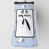 Persoonlijke naam komt overeen met Bunny Easter Golfheadcover (Draai 90)