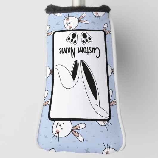 Persoonlijke naam komt overeen met Bunny Easter Golfheadcover (Draai 90)