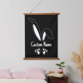 Persoonlijke naam komt overeen met Bunny Easter Hangend Wandkleed (Slaapkamer)