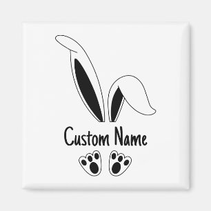 Persoonlijke naam komt overeen met Bunny Easter Magneet