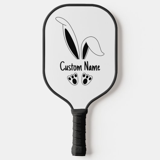 Persoonlijke naam komt overeen met Bunny Easter Pickleball Paddle (Achterkant)