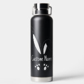 Persoonlijke naam komt overeen met Bunny Easter Waterfles (Achterkant)