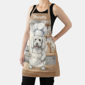 Persoonlijke Naam Kook Poodle Hond Chef Schort (Insitu)