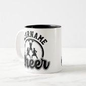 Persoonlijke naam Kop Team Varsity Cheerleader (Voorkant links)