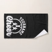 Persoonlijke naam Kop Team Varsity Cheerleader Bad Handdoek (Handdoek)