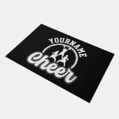 Persoonlijke naam Kop Team Varsity Cheerleader Deurmat (Schuin)