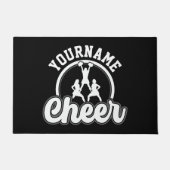 Persoonlijke naam Kop Team Varsity Cheerleader Deurmat (Voorkant)
