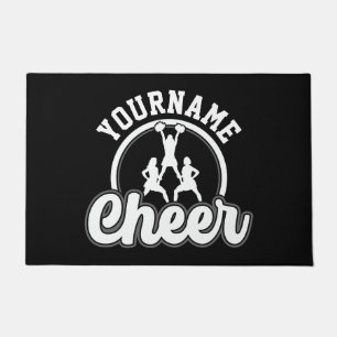 Persoonlijke naam Kop Team Varsity Cheerleader Deurmat