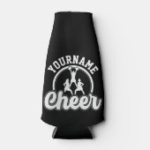 Persoonlijke naam Kop Team Varsity Cheerleader Flesjeskoeler (Voorkant)