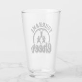 Persoonlijke naam Kop Team Varsity Cheerleader Glas (Achterkant)