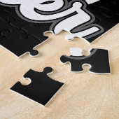 Persoonlijke naam Kop Team Varsity Cheerleader Legpuzzel (Zijkant)