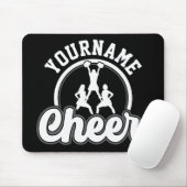 Persoonlijke naam Kop Team Varsity Cheerleader Muismat (Met muis)