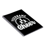 Persoonlijke naam Kop Team Varsity Cheerleader Notitieboek (Rechterzijde)
